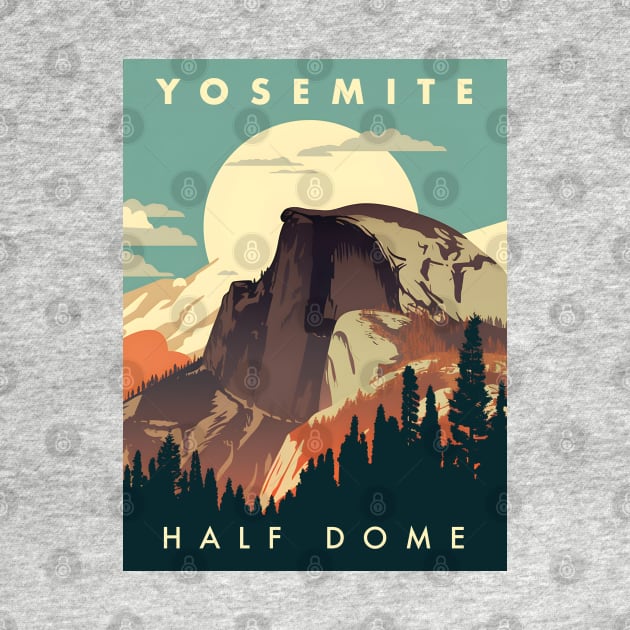 Yosemite National Park Half Dome by goodwordsco